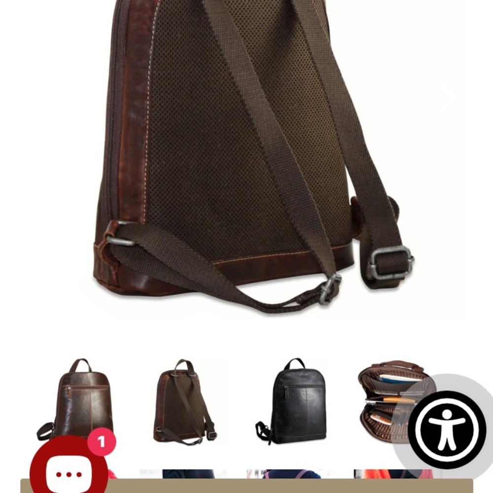 Jack Georges Leather Backpack Used Conditions - image 6